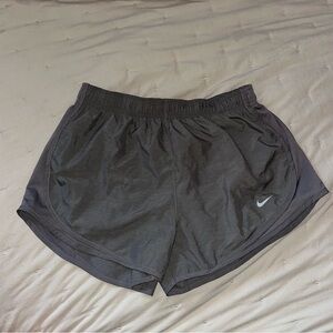 grey Nike Athletic Shorts Moisture-Wicking Relaxed Fit
